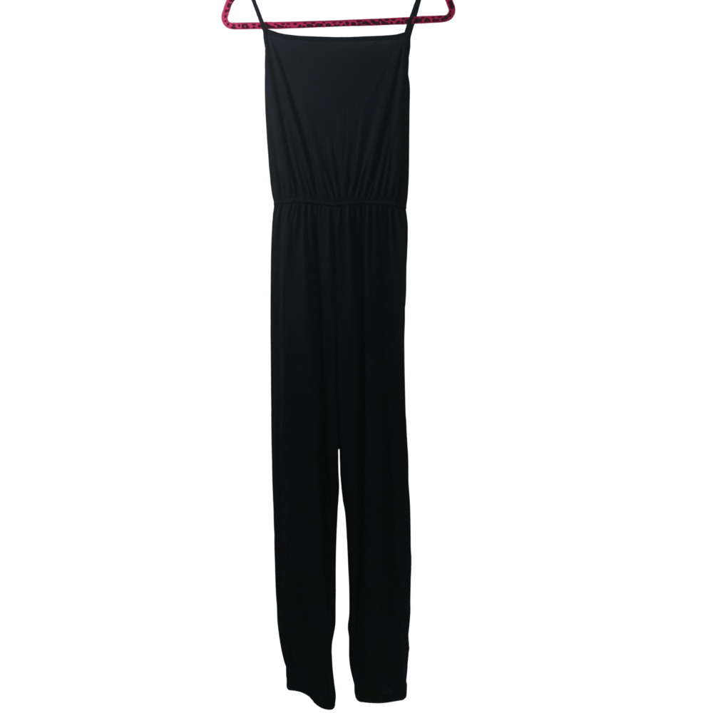 Black Jumpsuit, Spaghetti Strap, Women's Cupshe, Soft Stretch, Sz Large - Picture 11 of 11